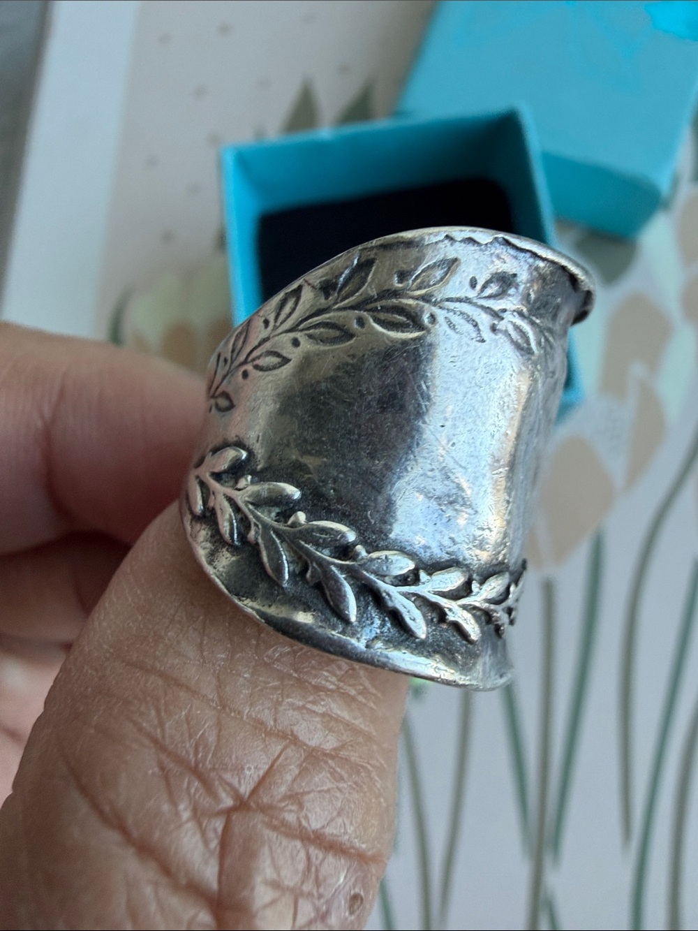 925 STERLING SILVER RING SIZE 7.5 - Picture 3 of 9